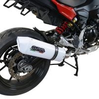 Exhaust compatible with Bmw F900XR F900R 2020-2025, Albus Evo4, Slip-on exhaust including removable db killer and link pipe, EPA-compliant 