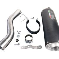 Exhaust compatible with Bmw F900XR F900R 2020-2025, Furore Evo4 Nero, Slip-on exhaust including removable db killer and link pipe, EPA-compliant 