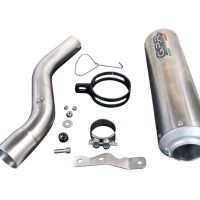 Exhaust compatible with Bmw F900XR F900R 2020-2025, M3 Poppy , Slip-on exhaust including removable db killer and link pipe, EPA-compliant 