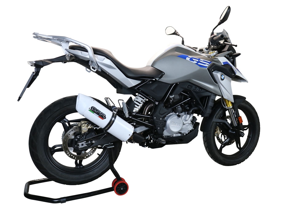 Exhaust compatible with Bmw G310GS 2017-2021, Albus Evo4, Full system exhaust, including removable db killer 