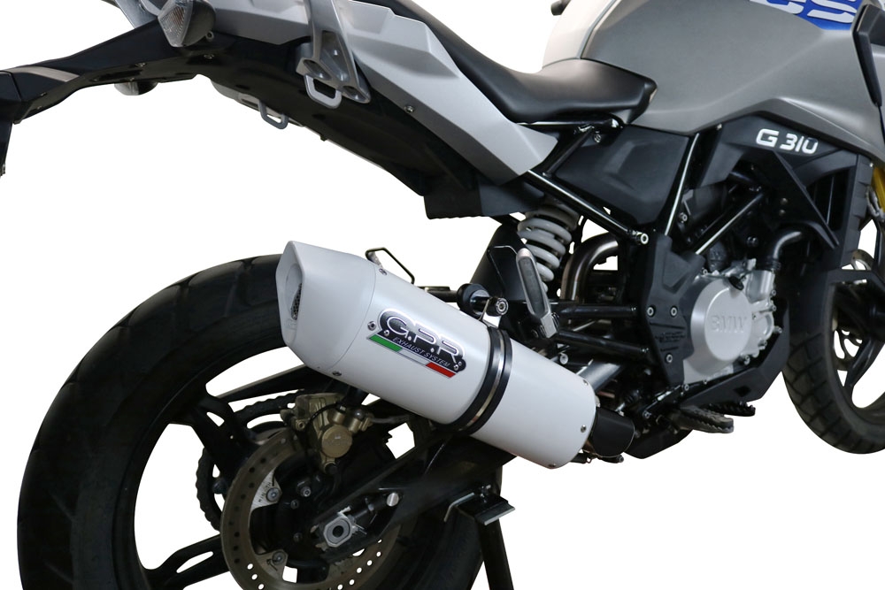 Exhaust compatible with Bmw G310GS 2017-2021, Albus Evo4, Full system exhaust, including removable db killer 