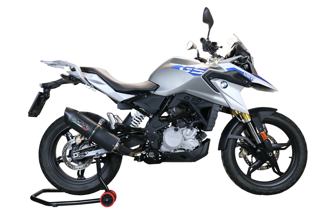 Exhaust compatible with Bmw G310GS 2017-2021, Furore Evo4 Nero, Full system exhaust, including removable db killer 