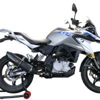 Exhaust compatible with Bmw G310GS 2017-2021, Furore Evo4 Nero, Full system exhaust, including removable db killer 
