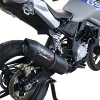Exhaust compatible with Bmw G310GS 2017-2021, Furore Evo4 Nero, Full system exhaust, including removable db killer 