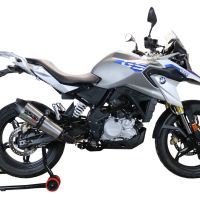 Exhaust compatible with Bmw G310GS 2022-2024, Gpe Ann. titanium, Full system exhaust, including removable db killer 