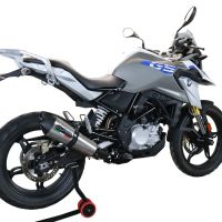 Exhaust compatible with Bmw G310GS 2022-2024, Gpe Ann. titanium, Full system exhaust, including removable db killer 