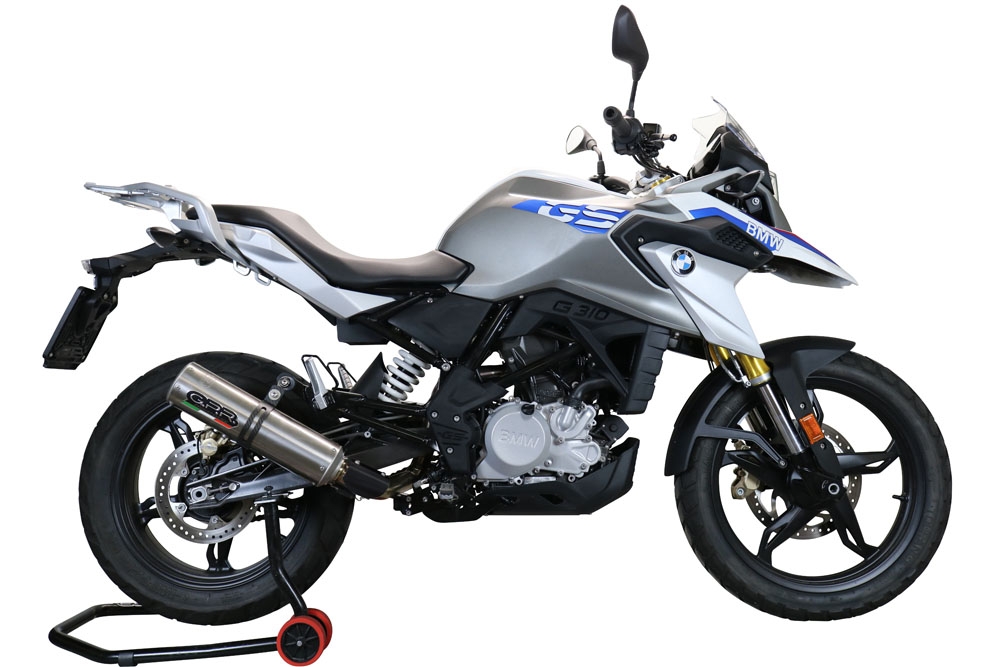 Exhaust compatible with Bmw G310GS 2017-2021, M3 Inox , Full system exhaust, including removable db killer 
