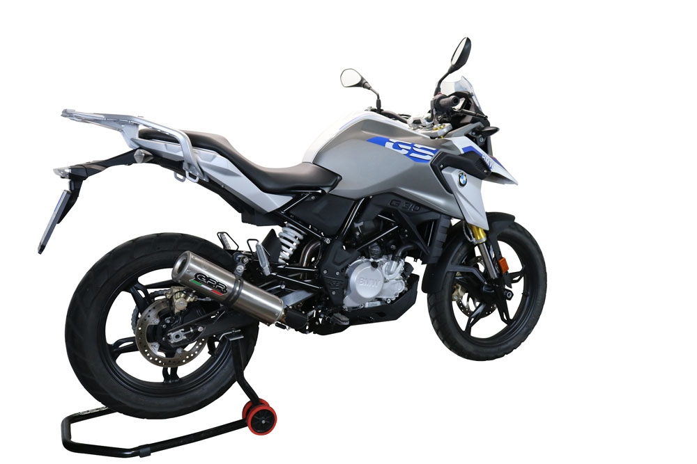 Exhaust compatible with Bmw G310GS 2017-2021, M3 Inox , Full system exhaust, including removable db killer 