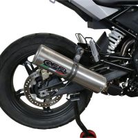 Exhaust compatible with Bmw G310GS 2017-2021, M3 Inox , Full system exhaust, including removable db killer 