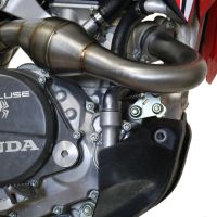 Exhaust compatible with Honda Crf 450 RWE 2019-2019, Pentacross Full Titanium, Full system exhaust, including dual silencers, removable db killers/spark arrestors 