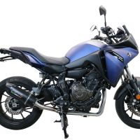 Exhaust compatible with Yamaha Tracer 700 GT 2019-2020, Furore Nero, Full system exhaust, including removable db killer 