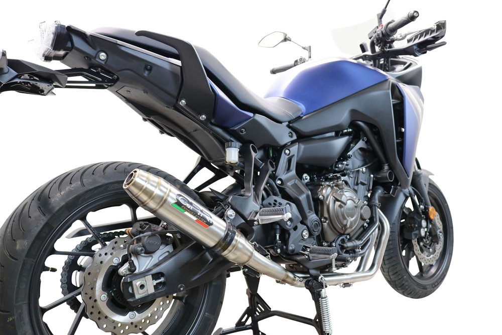 Exhaust compatible with Yamaha FZ-7 MT07 2014-2016, Deeptone Inox, Full system exhaust 