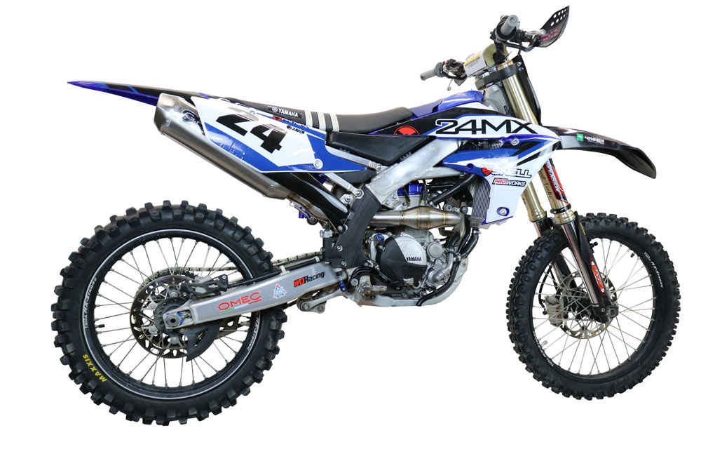 Exhaust compatible with Yamaha YZ250F 2020-2025, Pentacross Inox, Full system exhaust, including removable db killer/spark arrestor 