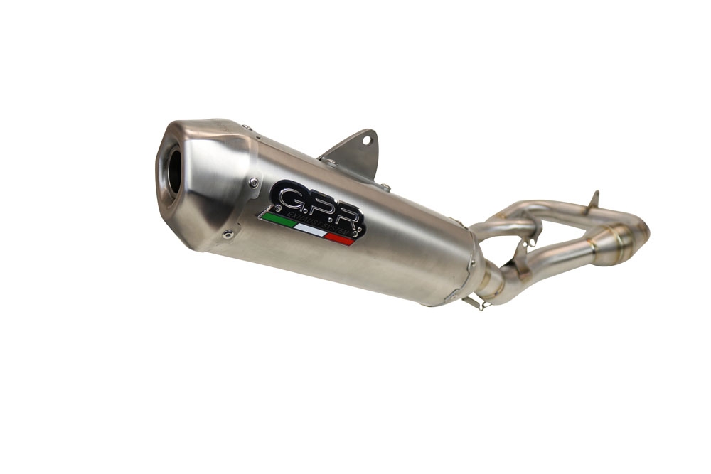 Exhaust compatible with Ktm 250 EXC-F 2019-2023, Pentacross FULL Titanium, Full system exhaust, including removable db killer/spark arrestor 