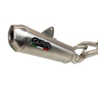 Exhaust compatible with Yamaha WR250F 2015-2019, Pentacross Inox, Full system exhaust, including removable db killer/spark arrestor 