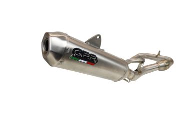 Yamaha WR450F 2012-2015, Pentacross Inox, Slip-on exhaust, including link pipe and removable db killer spark/arrestor 