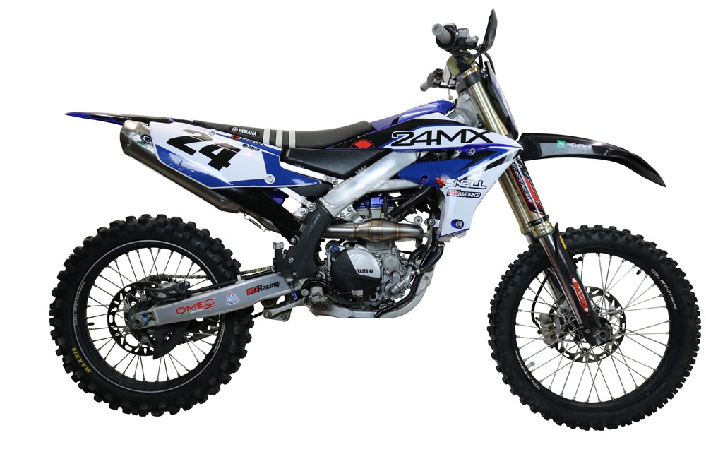 Exhaust compatible with Yamaha YZ250F 2020-2025, Pentacross FULL Titanium, Full system exhaust, including removable db killer/spark arrestor 
