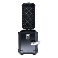 GPR TECH compatible with  Zontes 703 F 2025/2026 GPR TECH Pair of side cases aluminum made, black color with specific pannier holder Capacity 38 LT. + 38 LT.