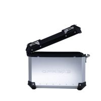 GPR TECH compatible with  Ktm SMT 890 2023/2024 e5 GPR TECH Pair of side cases aluminum made, silver color with specific pannier holder Capacity 38 LT. + 38 LT.