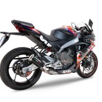 GPR exhaust compatible with  Aprilia RS 457 2024-2025, M3 Black Titanium, Full system exhaust including removable db killer and catalyst, EPA-compliant 