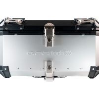 Top case GPR TECH compatible with  Bmw G 310 Gs 2022/2024 e5 GPR TECH Top case in aluminum, silver color with specific plate included Capacity 55 LT.