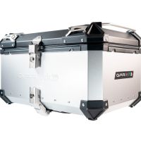 Top case GPR TECH compatible with  Bmw G 310 Gs 2022/2024 e5 GPR TECH Top case in aluminum, silver color with specific plate included Capacity 55 LT.