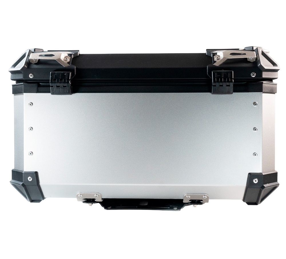Top case GPR TECH compatible with  Bmw G 310 Gs 2022/2024 e5 GPR TECH Top case in aluminum, silver color with specific plate included Capacity 55 LT.
