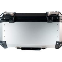 Top case GPR TECH compatible with  Bmw G 310 Gs 2022/2024 e5 GPR TECH Top case in aluminum, silver color with specific plate included Capacity 55 LT.
