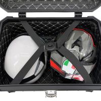 Top case GPR TECH compatible with  Bmw G 310 Gs 2022/2024 e5 GPR TECH Top case in aluminum, silver color with specific plate included Capacity 55 LT.