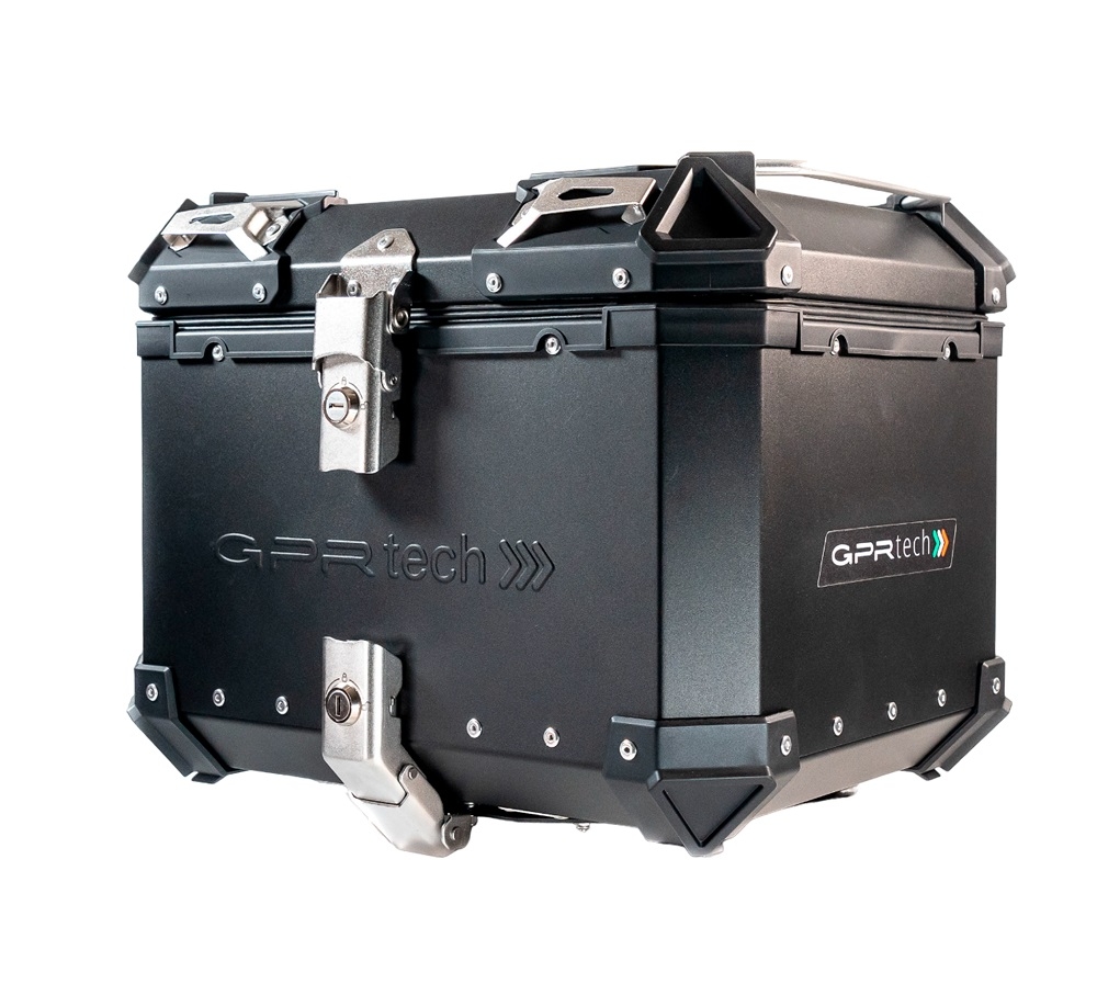 Top case GPR TECH compatible with  Bmw G 310 Gs 2017/2021 e4 GPR TECH Top case in aluminum, black color with specific plate included Capacity 45 LT.