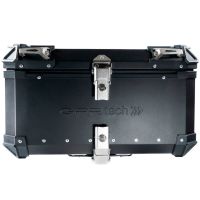 Top case GPR TECH compatible with  Bmw G 310 Gs 2022/2024 e5 GPR TECH Top case in aluminum, black color with specific plate included Capacity 55 LT.