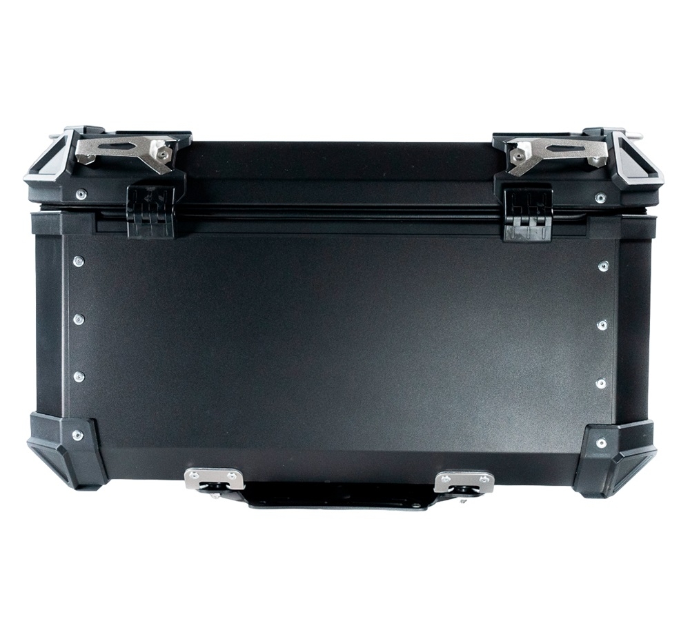 Top case GPR TECH compatible with  Bmw G 310 Gs 2022/2024 e5 GPR TECH Top case in aluminum, black color with specific plate included Capacity 55 LT.