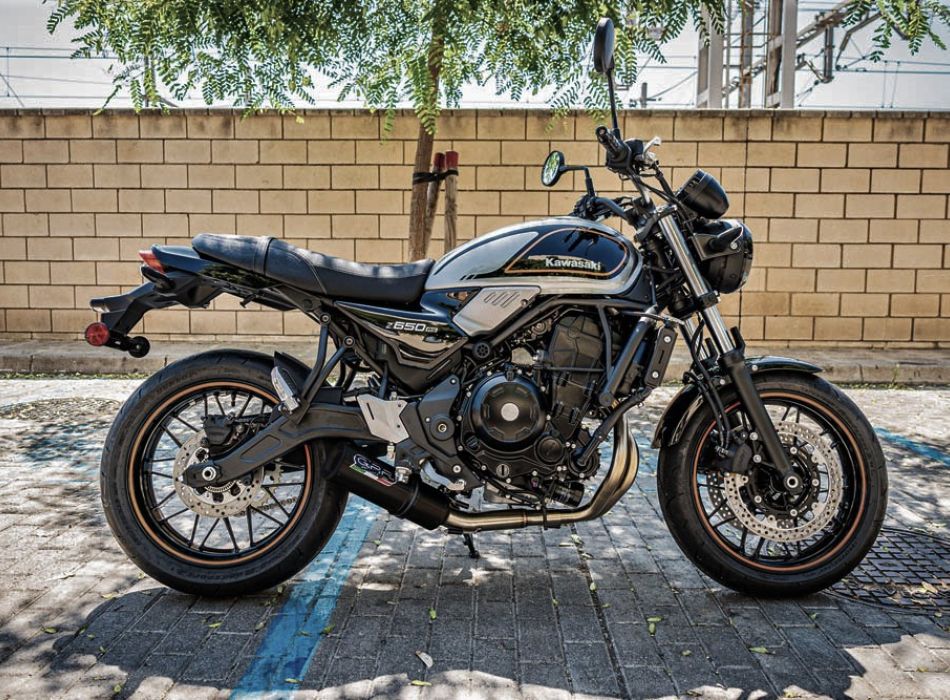 GPR exhaust compatible with Kawasaki Z650RS 2021-2023, M3 Black