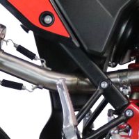 Exhaust compatible with Beta RR 125 4T Enduro 2021-2024, Albus Evo4, Slip-on exhaust including link pipe and removable db killer 