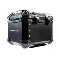 Top case GPR TECH compatible with  Bmw G 310 Gs 2022/2024 e5 GPR TECH Top case in aluminum, black color with specific plate included Capacity 26 LT.