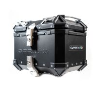 Top case GPR TECH compatible with  Bmw G 310 Gs 2022/2024 e5 GPR TECH Top case in aluminum, black color with specific plate included Capacity 26 LT.