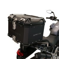 Top case GPR TECH compatible with  Triumph Tiger 900 2020/2023 e5 GPR TECH Top case in aluminum, black color with specific plate included Capacity 45 LT.