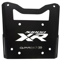 GPR TECH compatible with  Bmw S 1000 XR - M 2020/2024 e5 GPR TECH Specific fitting plate Top Case ALPITECH 55 LT compatible with original luggage rack,stainless steel made with 4 anchor points