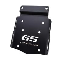 GPR TECH compatible with  Bmw F 650 Gs Twin 2008/2018 GPR TECH Specific fitting plate Top Case ALPITECH 55 LT compatible with original luggage rack,stainless steel made with 4 anchor points