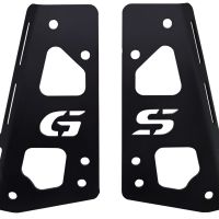 GPR TECH compatible with  Bmw F 750 Gs 2018/2020 e4 GPR TECH SPECIFIC TITANIUM PLATE TOP CASE-ALPITECH 35/55 LT compatible with original luggage rack,titanium made with 4 anchor points