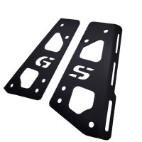 GPR TECH compatible with  Bmw F 750 Gs 2021/2024 e5 GPR TECH Specific fitting plate Top Case ALPITECH 35 LT compatible with original luggage rack,stainless steel made with 4 anchor points