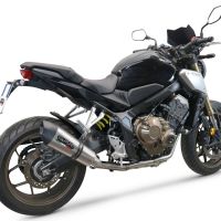 Exhaust compatible with Honda CB650F 2017-2018, Gpe Ann. Titanium, Full system exhaust, including removable db killer 