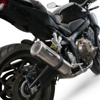 Exhaust compatible with Honda CB650F 2019-2022, M3 Inox , Full system exhaust, including removable db killer 