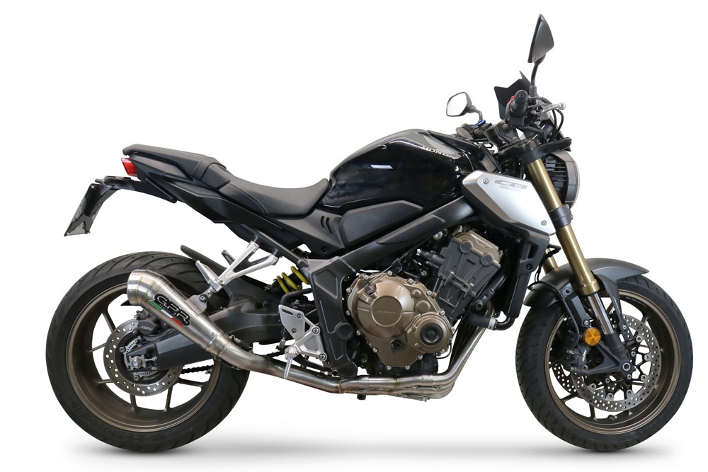 Exhaust compatible with Honda CB650R 2019-2020, Powercone Evo, Full system exhaust, including removable db killer 