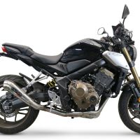 Exhaust compatible with Honda CB650R 2019-2020, Powercone Evo, Full system exhaust, including removable db killer 