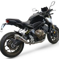 Exhaust compatible with Honda CB650R 2019-2020, Powercone Evo, Full system exhaust, including removable db killer 