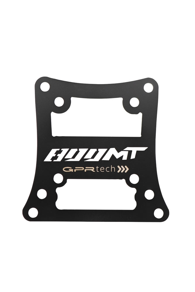 GPR TECH compatible with  Cf Moto 800 Mt Touring 2021/2024 e5 GPR TECH SPECIFIC TITANIUM PLATE TOP CASE-ALPITECH 55 LT compatible with original luggage rack,titanium made with 4 anchor points