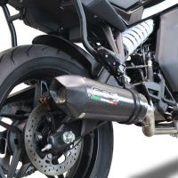 Exhaust compatible with Cf Moto 650 Gt 2022-2024, Gpe Ann. Poppy, Slip-on exhaust including link pipe and removable db killer 