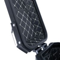 GPR TECH compatible with  Bmw R 1200 Gs 2013/2016 GPR TECH Pair of side cases aluminum made with contoured right side, silver color with specific pannier holder Capacity 38 LT. + 32 LT.