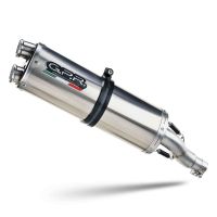 Exhaust compatible with Bmw R1200R 2011-2014, Dual Inox, Slip-on exhaust including removable db killer and link pipe 